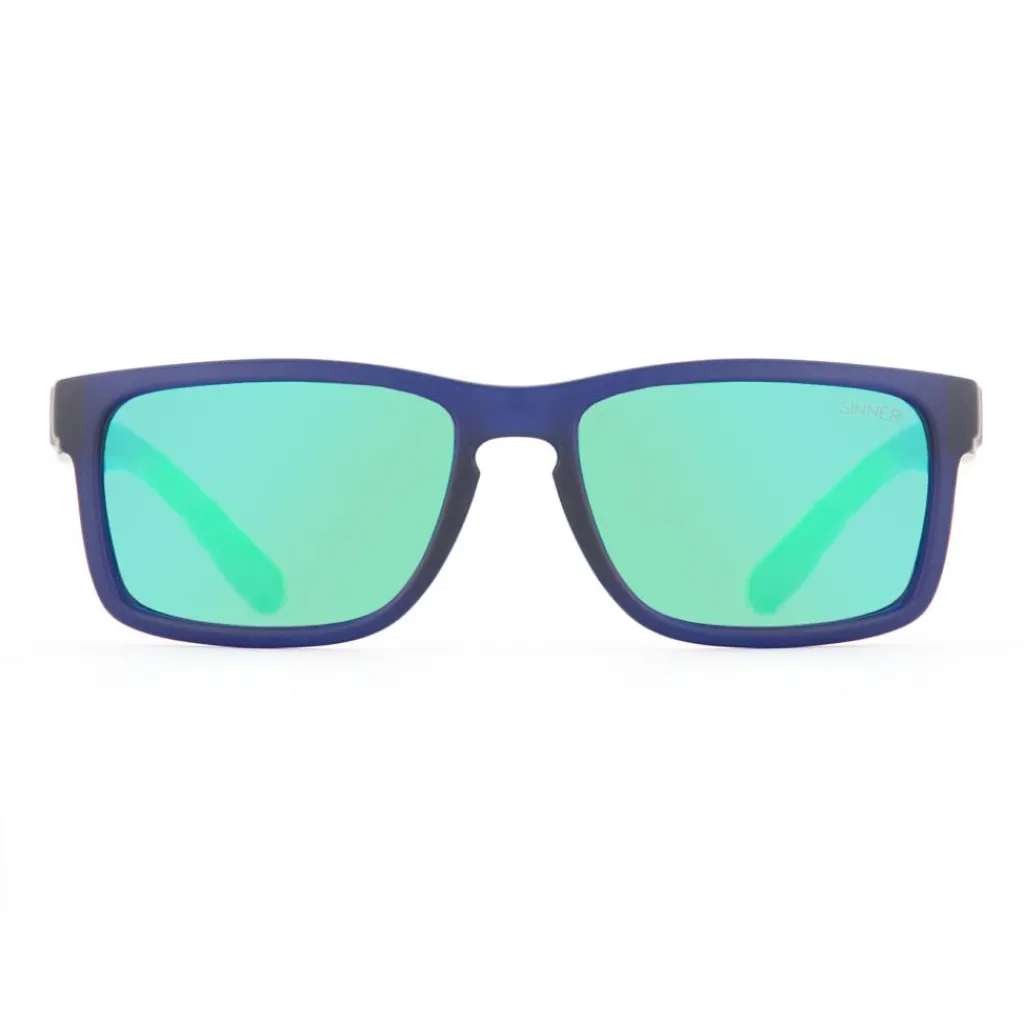 Sinner Richmond zonnebril junior green oil matte crystal dark blue< Zonnebrillen