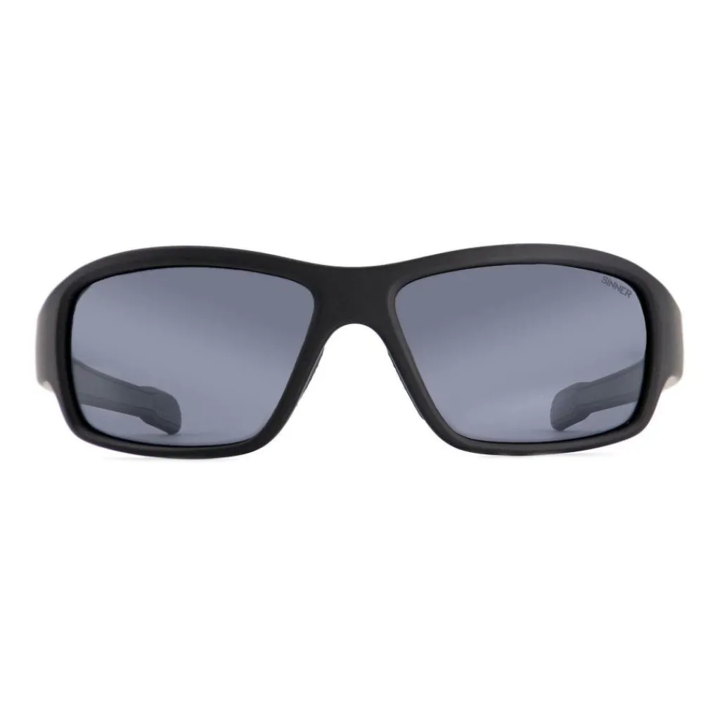 Zonnebrillen-Sinner Ros X zonnebril black SINTEC smoke mirror