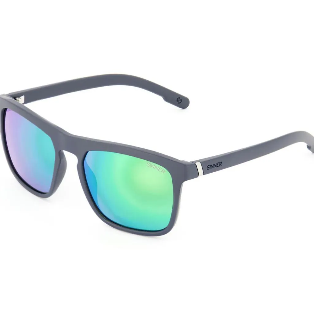 Zonnebrillen-Sinner Thunder Teen zonnebril green oil matte dark blue