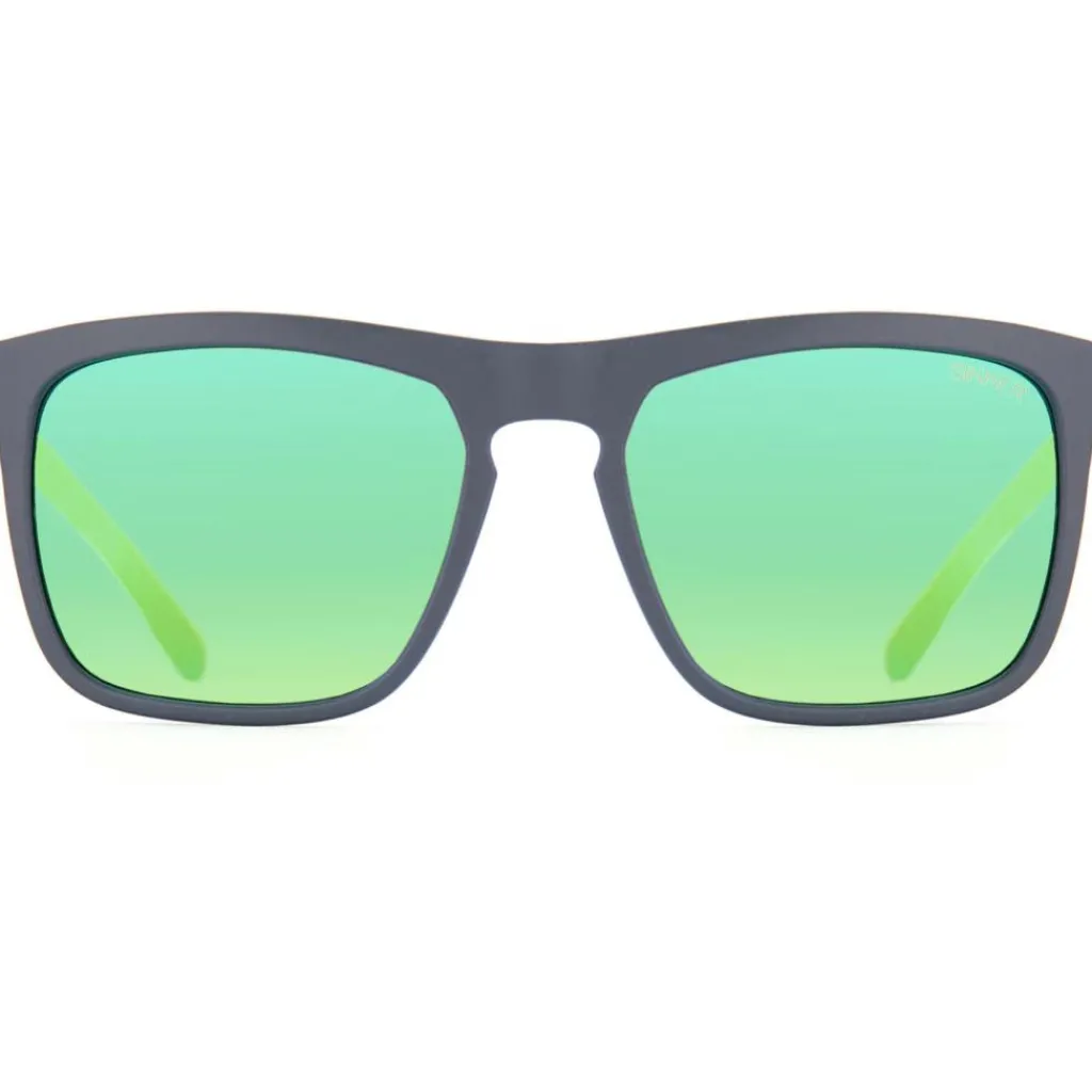 Zonnebrillen-Sinner Thunder Teen zonnebril green oil matte dark blue