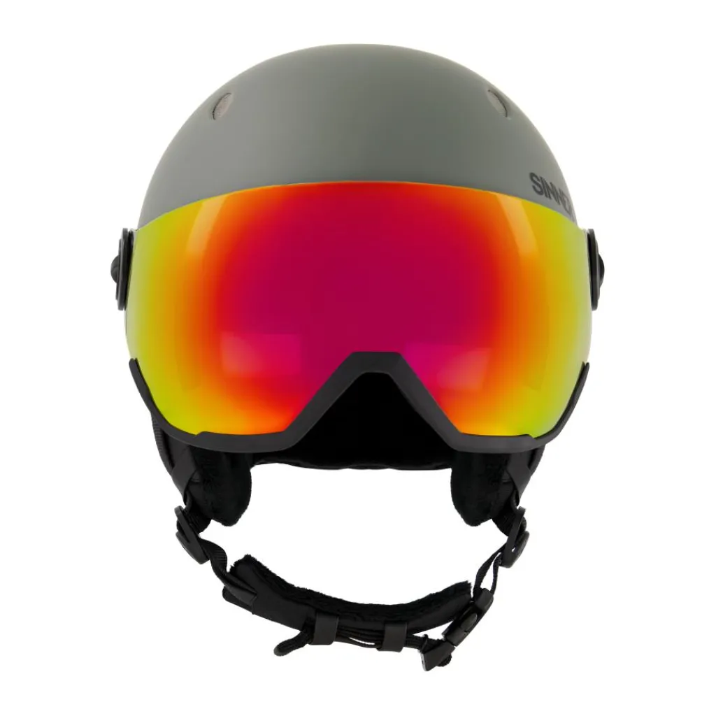 Skihelmen|Wintersport-Sinner TITAN VISOR skihelm matte moss green