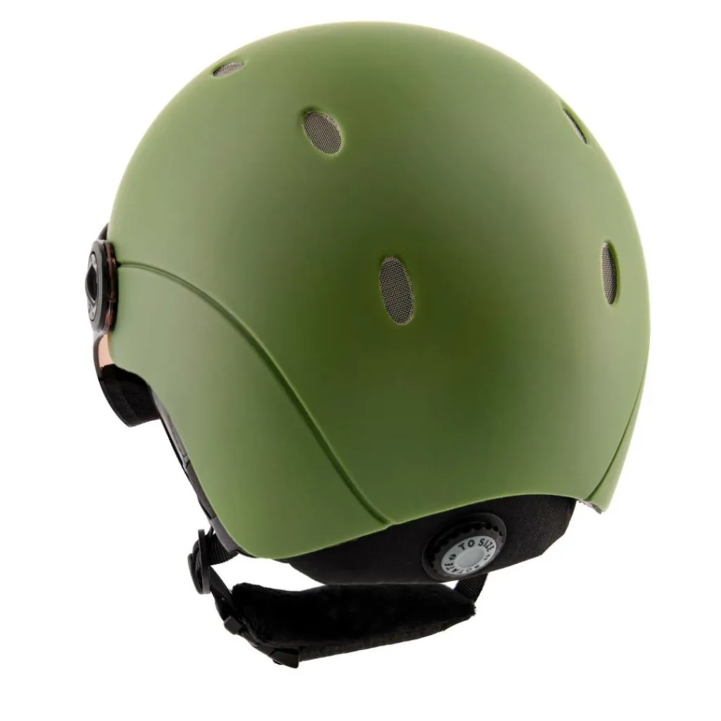 Sinner TITAN VISOR skihelm moss green red< Skihelmen|Wintersport