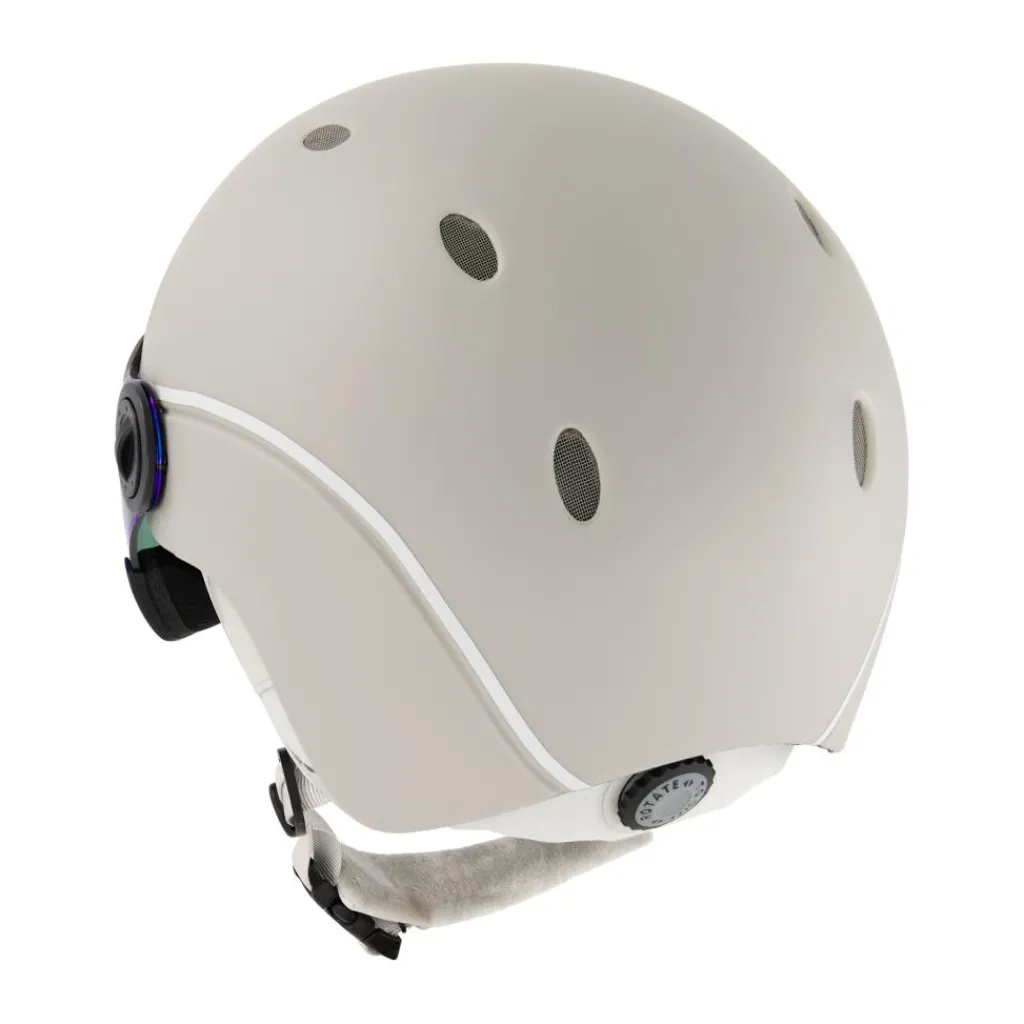 Skihelmen|Wintersport-Sinner TITAN VISOR skihelm matte light grey