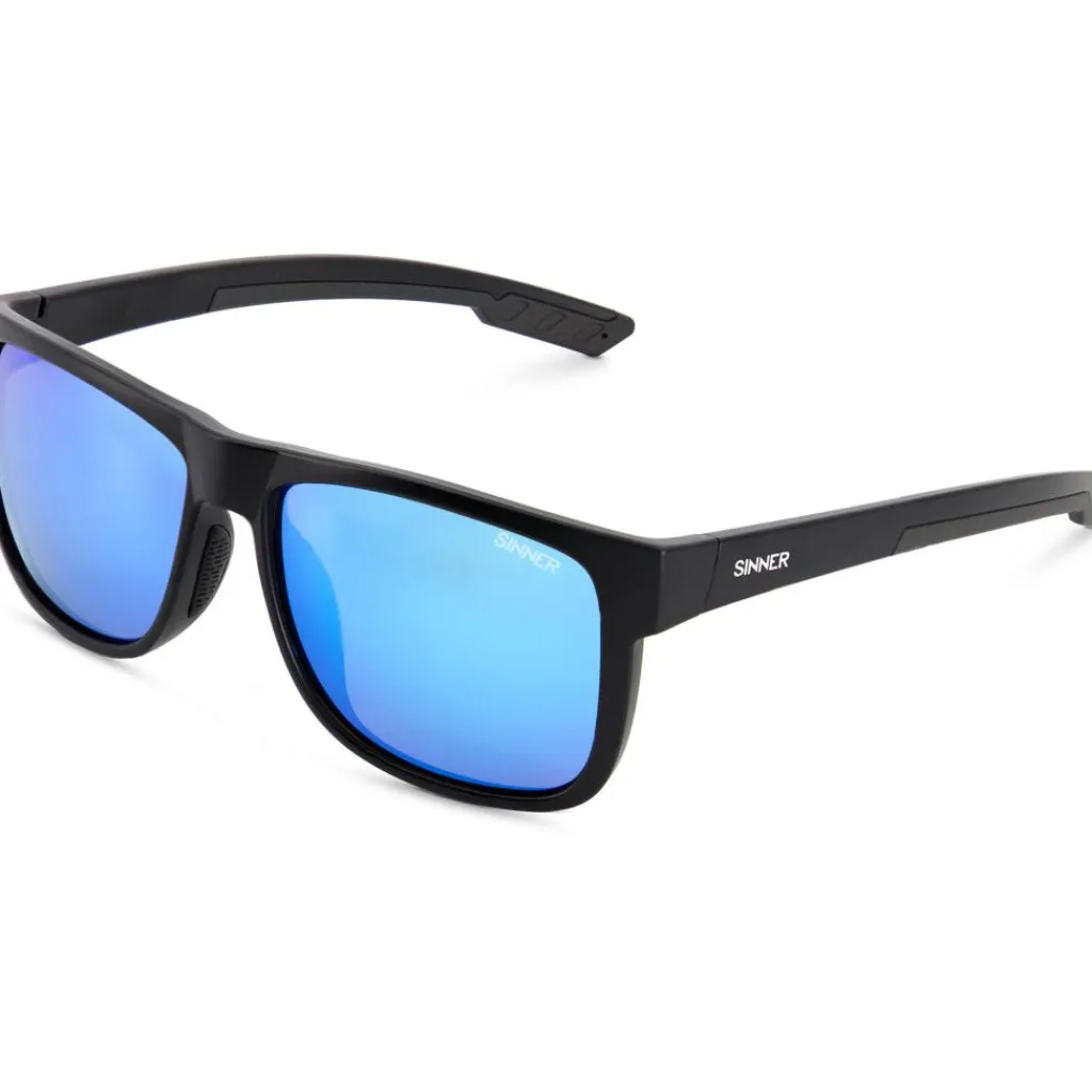 Sinner Totai zonnebril smoke icy blue oil matte black< Zonnebrillen