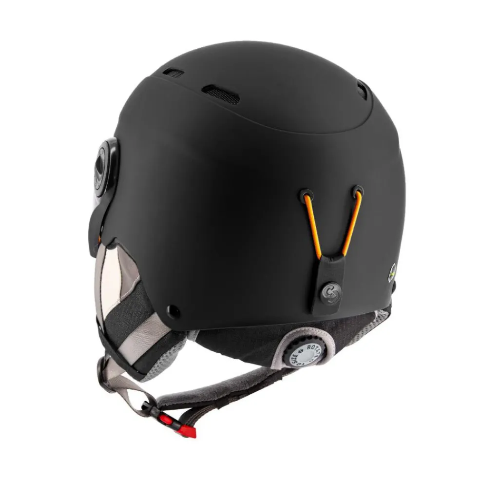 Sinner TYPHOON VISOR skihelm matte black red< Skihelmen|Wintersport
