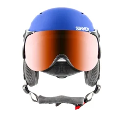 Skihelmen|Wintersport-Sinner TYPHOON VISOR skihelm matte blue