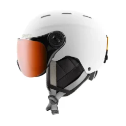 Skihelmen|Wintersport-Sinner TYPHOON VISOR skihelm matte white blue