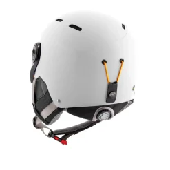 Skihelmen|Wintersport-Sinner TYPHOON VISOR skihelm matte white blue