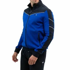 Sjeng Sports Alistar trainingsjack heren blue neon< Tenniskleding