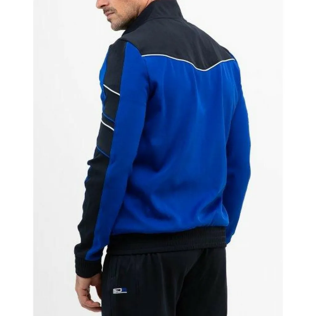 Sjeng Sports  Alistar trainingsjack heren blue neon< Tenniskleding