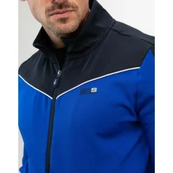 Sjeng Sports  Alistar trainingsjack heren blue neon< Tenniskleding