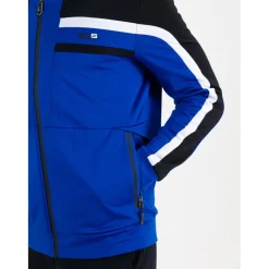 Sjeng Sports Amar trainingsjack heren blue neon< Tenniskleding