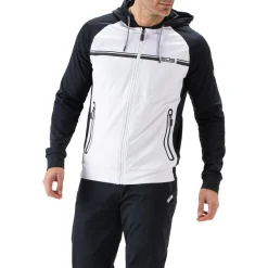 Sjeng Sports Anzel trainingsjack heren real white< Tenniskleding