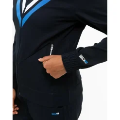 Tenniskleding-Sjeng Sports  Aveli trainingsjack dames dark blue