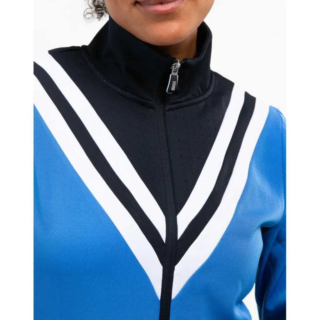 Sjeng Sports Aveli trainingsjack dames palace blue< Tenniskleding