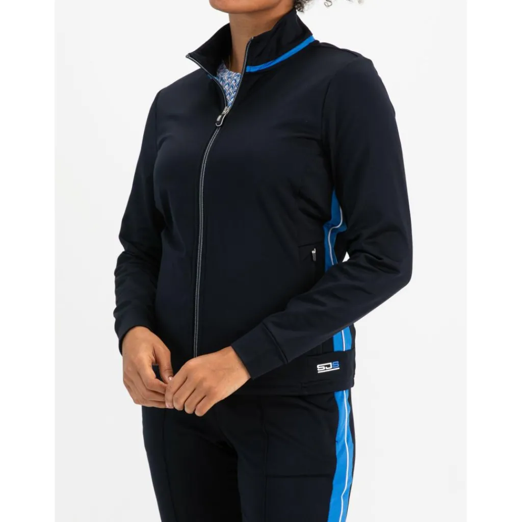 Tenniskleding-Sjeng Sports Ayliz trainingsjack dames dark blue