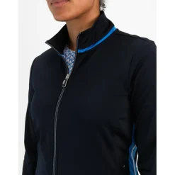 Tenniskleding-Sjeng Sports Ayliz trainingsjack dames dark blue