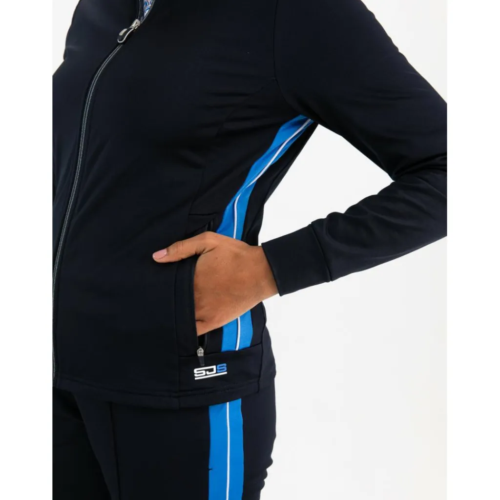 Tenniskleding-Sjeng Sports Ayliz trainingsjack dames dark blue