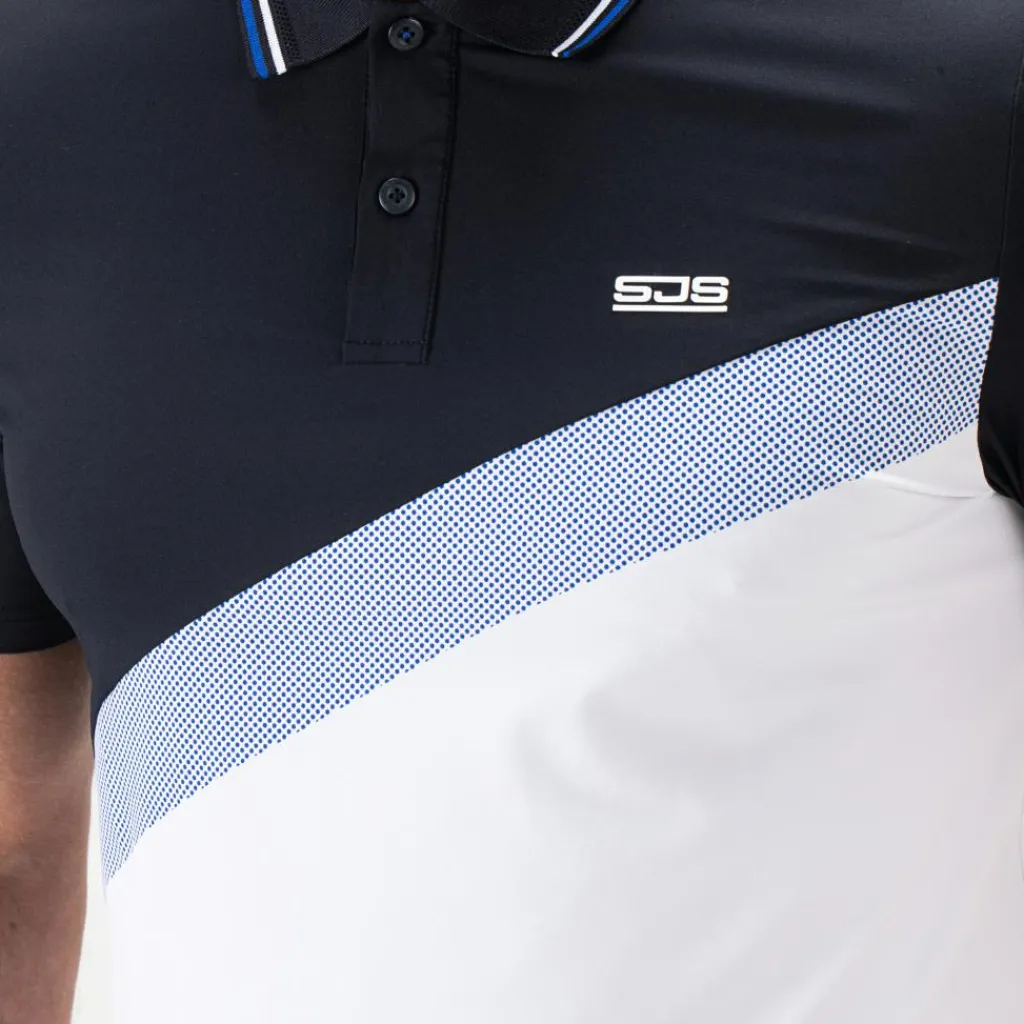 Sjeng Sports Braxon tennispolo heren dark blue< Tenniskleding