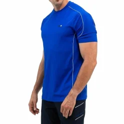 Tenniskleding-Sjeng Sports  Brayen tennisshirt heren blue neon