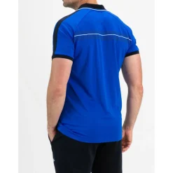 Sjeng Sports  Celio tennispolo heren blue neon< Tenniskleding