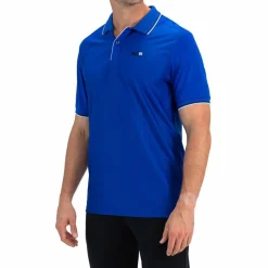 Sjeng Sports Cense tennispolo heren blue neon< Tenniskleding