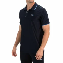 Sjeng Sports Cense tennispolo heren dark blue< Tenniskleding