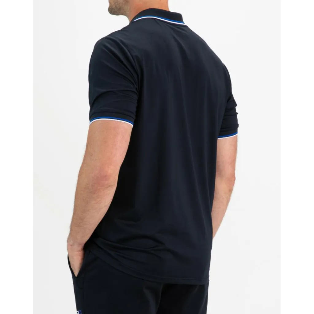 Sjeng Sports Cense tennispolo heren dark blue< Tenniskleding