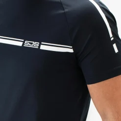 Sjeng Sports  Coster tennisshirt heren dark blue< Tenniskleding