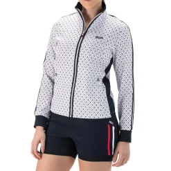 Tenniskleding-Sjeng Sports  Fea trainingsjack dames real white