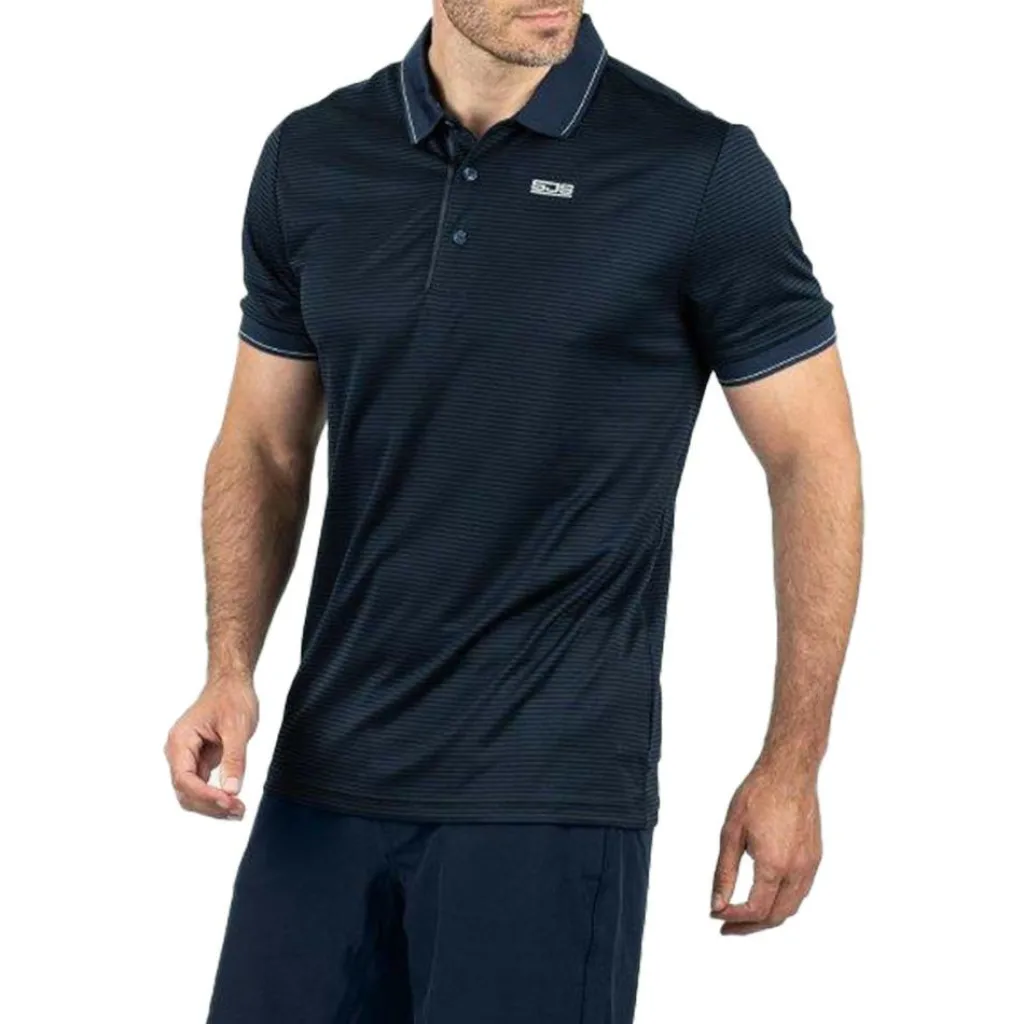Shirts, Polo's & Blouses-Sjeng Sports Grand polo heren dark blue