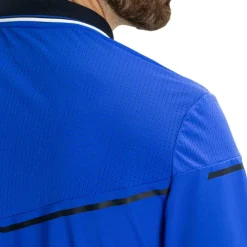 Tenniskleding-Sjeng Sports  Hyde tennispolo heren blue neon