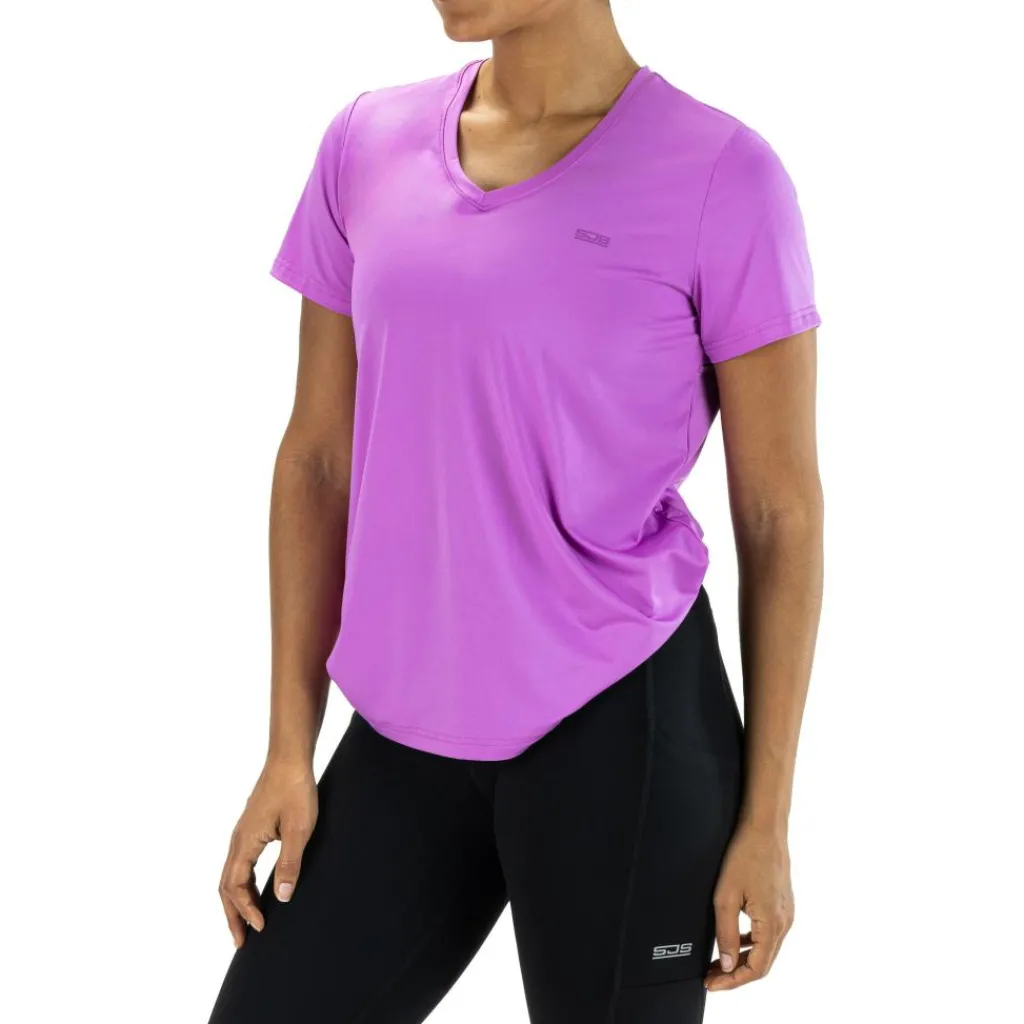 Sjeng Sports Ines tennisshirt dames vibrant lilac< Tenniskleding