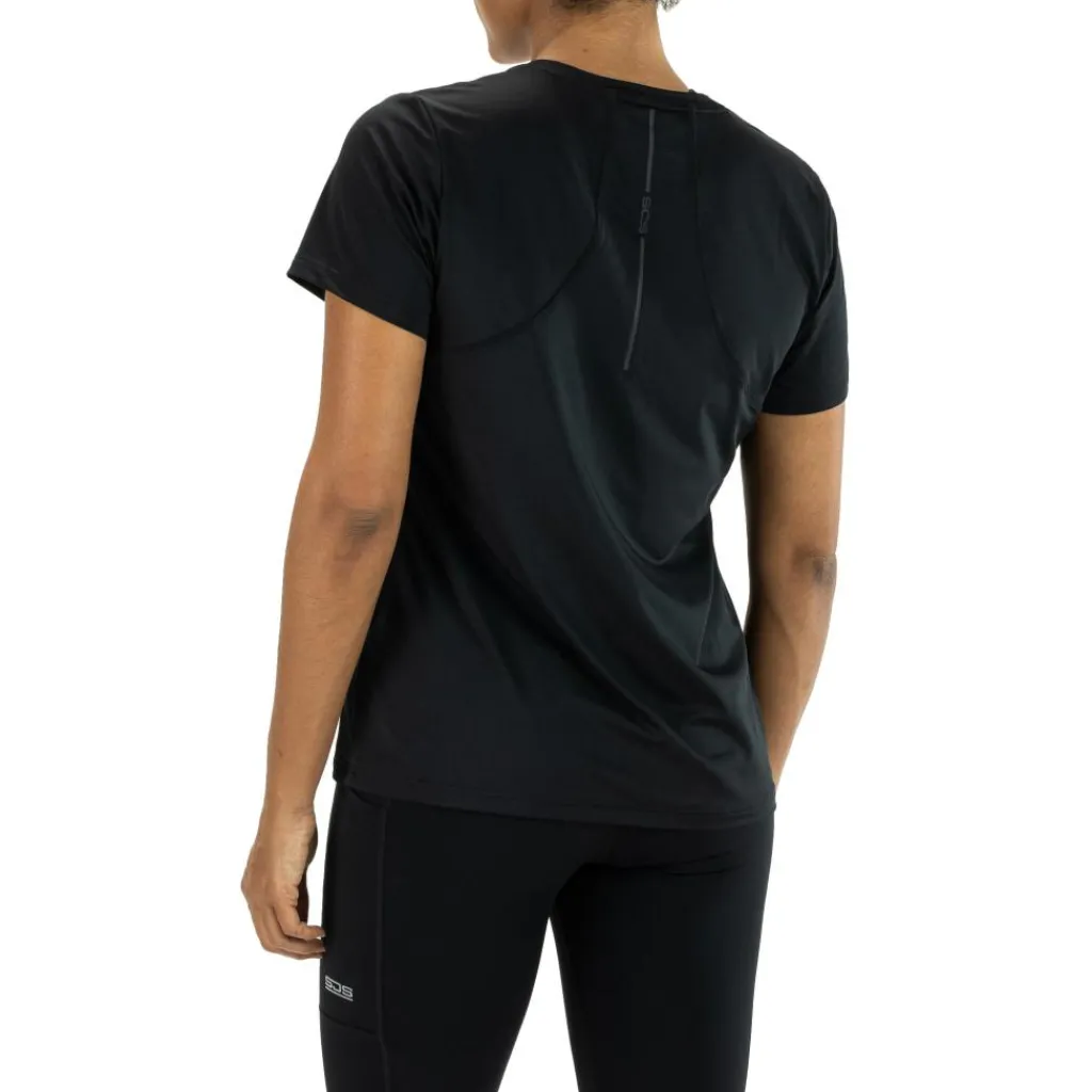 Tenniskleding-Sjeng Sports Ines tennisshirt dames black