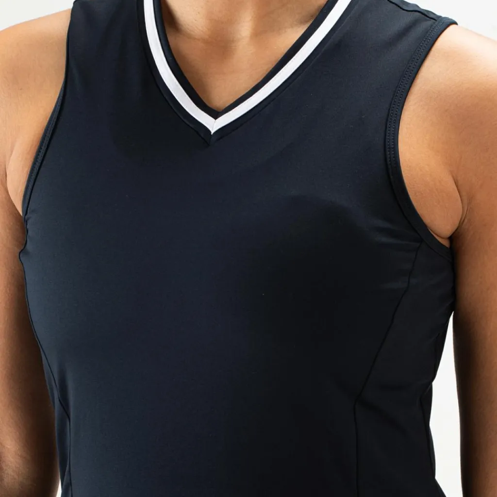 Sjeng Sports Jayda tennis tanktop dames dark blue< Tenniskleding