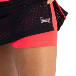 Sjeng Sports  Joanna tennisrokje dames psycho red< Tenniskleding