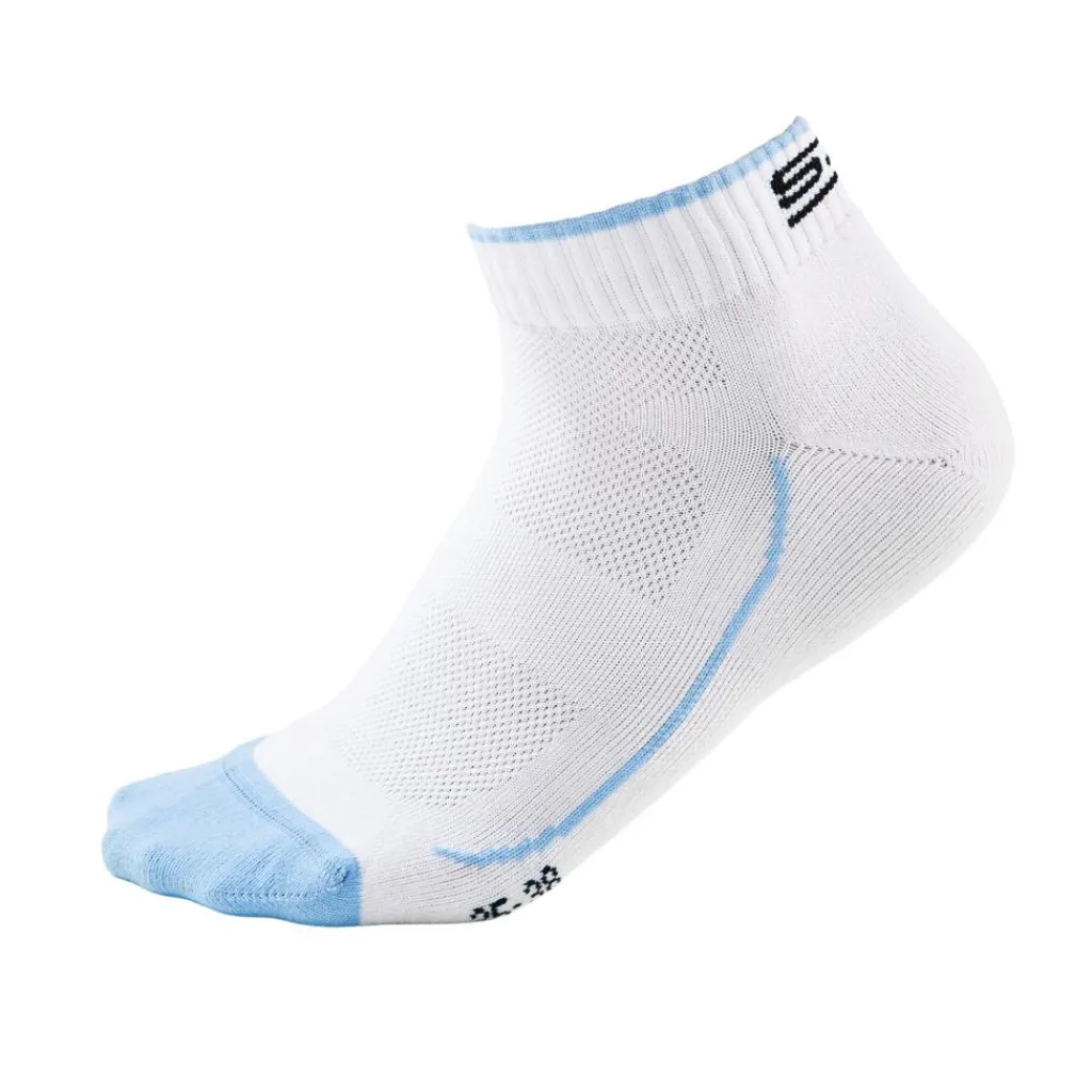 Tenniskleding-Sjeng Sports Kea tennissokken dames blue bell 2-pack