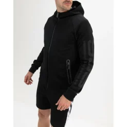 Tenniskleding-Sjeng Sports Orrell trainingsjack heren black