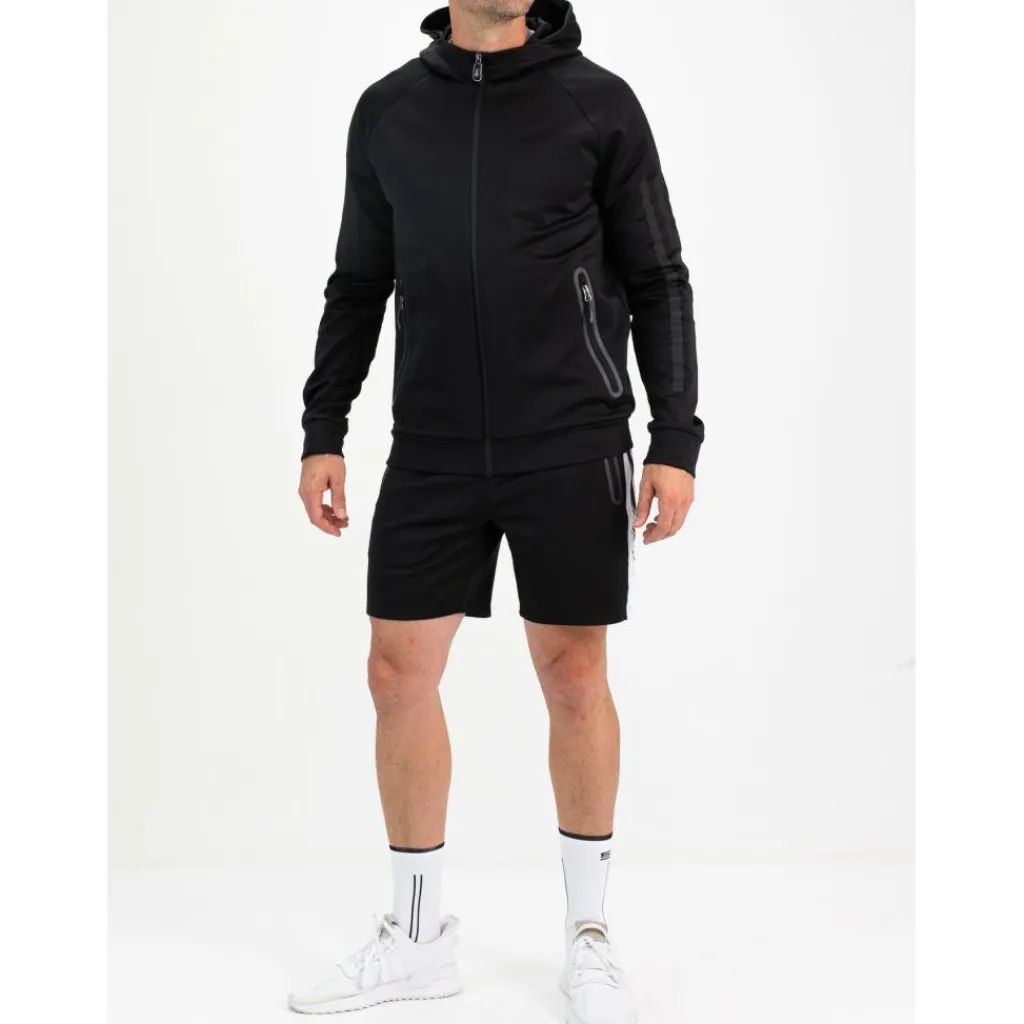 Tenniskleding-Sjeng Sports Orrell trainingsjack heren black