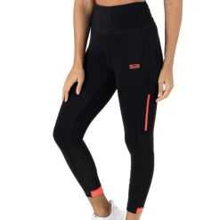 Hardloopkleding-Sjeng Sports  Penny 7/8 hardloopbroek dames black heat aop