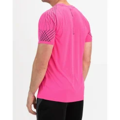 Tenniskleding-Sjeng Sports  Sancho tennisshirt heren pink glo