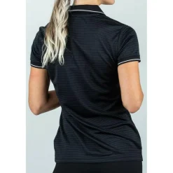 Tenniskleding-Sjeng Sports  Slam tennispolo dames black