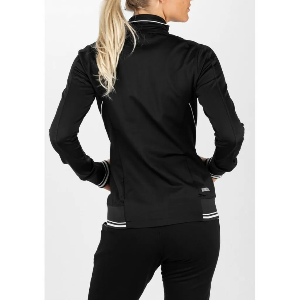 Sjeng Sports Suri trainingsjack dames black< Trainingsjack