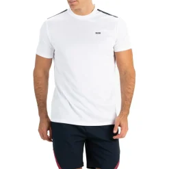 Tenniskleding-Sjeng Sports  Tex tennisshirt real white