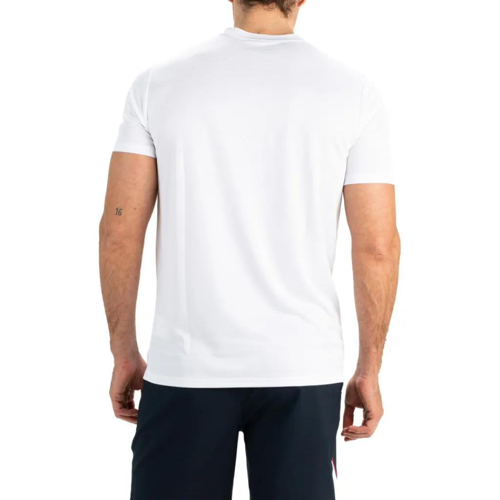 Tenniskleding-Sjeng Sports Tex tennisshirt real white