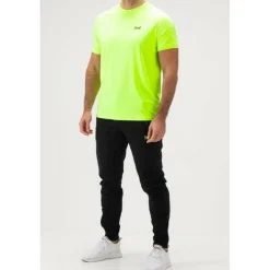 Sjeng Sports  Uberto tennisshirt heren acid yellow< Tenniskleding