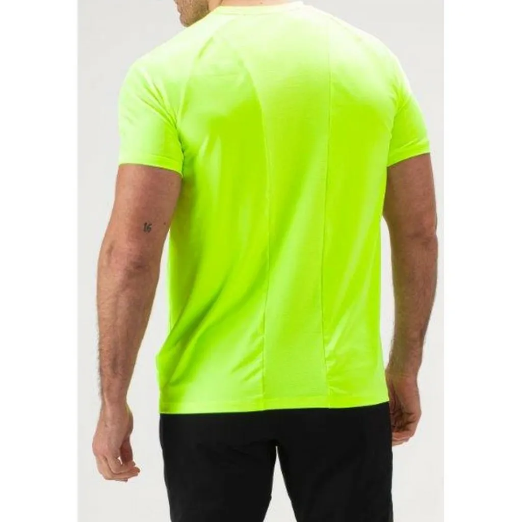 Sjeng Sports Uberto tennisshirt heren acid yellow< Tenniskleding