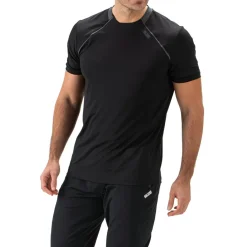 Sportshirt-Sjeng Sports  Udolf shirt heren black