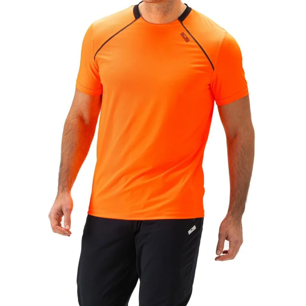 Sportshirt-Sjeng Sports Udolf shirt heren shocking orange