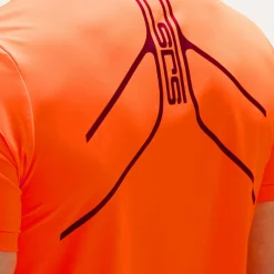 Sportshirt-Sjeng Sports Udolf shirt heren shocking orange